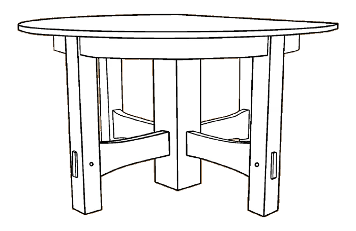 Round Extension Table