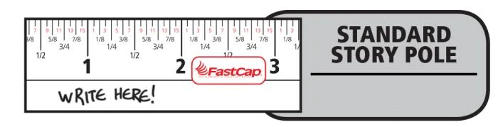 FastCap Pro Carpenter Standard Story Pole Tape Measures - Image 2