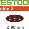 Festool 90mm Diameter Rubin 2 Sanding Disks