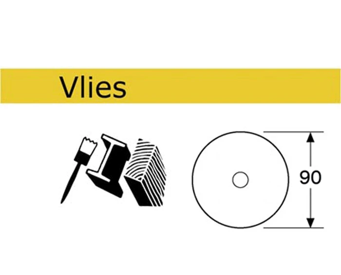 Festool 90mm Diameter Vlies Sanding Disks - Image 2