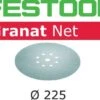 Festool Granat Net - Planex 225mm Diameter Sanding Disks