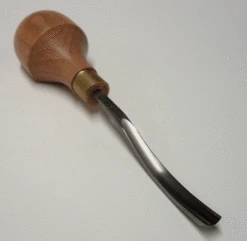 Bent Gouge Block Cutters By Ashley Iles No. 16