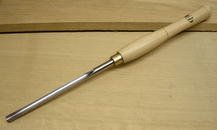 Long And Strong Round Section Spindle Gouge By Ashley Iles - 1/2