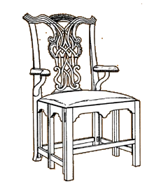 Chippendale Folding Chair
