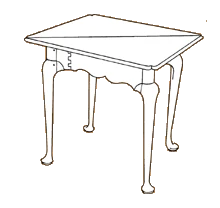 Corner Game Table