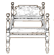 Early American Cord Bed