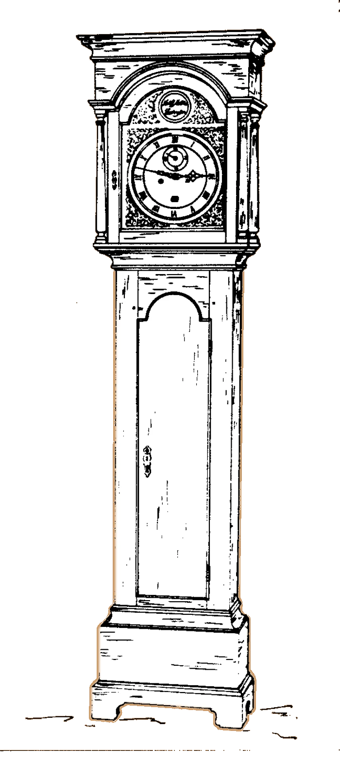 Nathaniel Mulliken Tall Clock