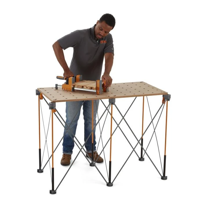Bora Centipede Mobile Workstand With With Folding, Collapsible Steel Legs - Image 9