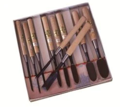 Iyoroi Umeki-Nomi Bronze Backed Dovetail Chisels