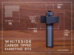 Whiteside Rabbeting Router Bits