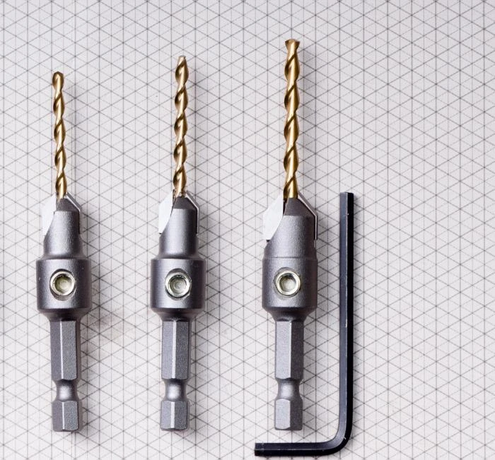 (TCT) Tungsten Carbide-Tipped Gold Screw Countersinks By Make It Snappy - Made In USA - Image 3